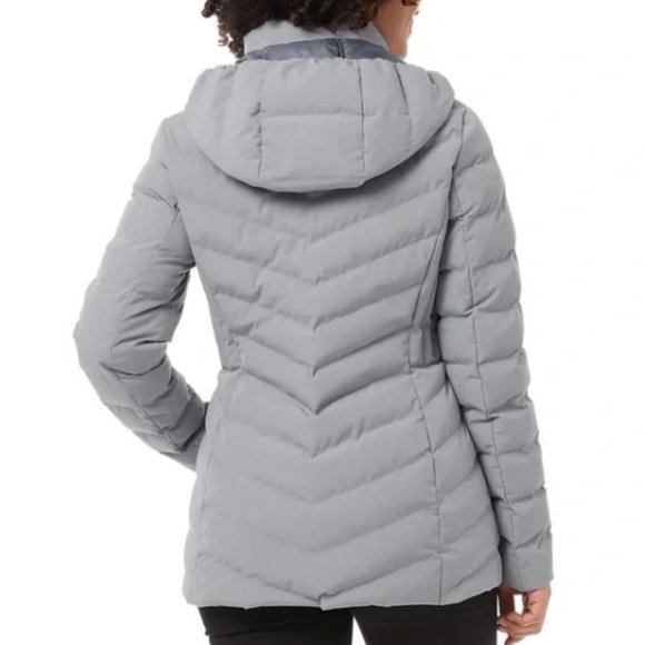32 Degrees Heat Ladies Trade Winds Hooded Puffer Jacket – Size S - Picture 2 of 15